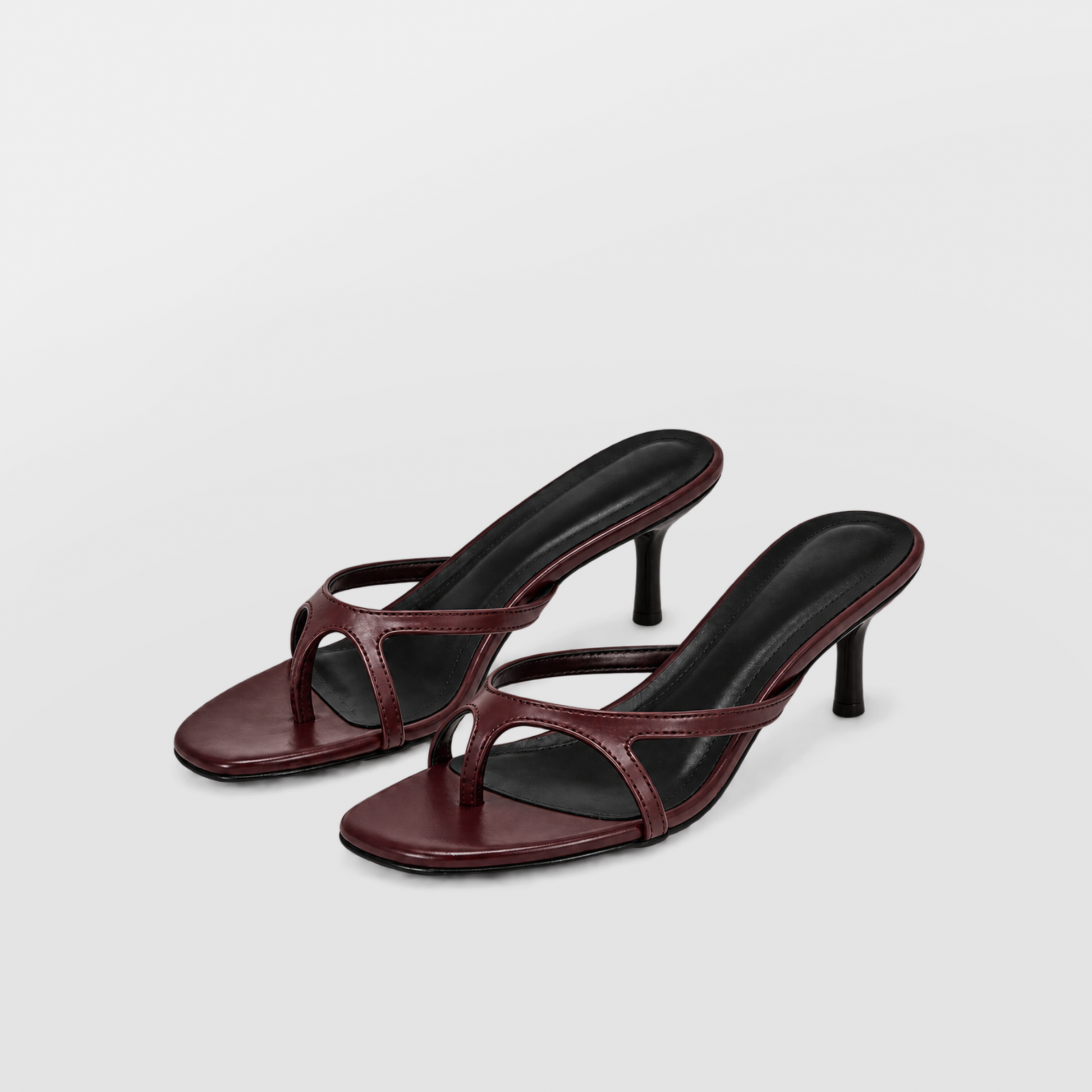 Mia Strappy Heeled Sandals by Lil Cacti — vegan sandal, styled on-model shot