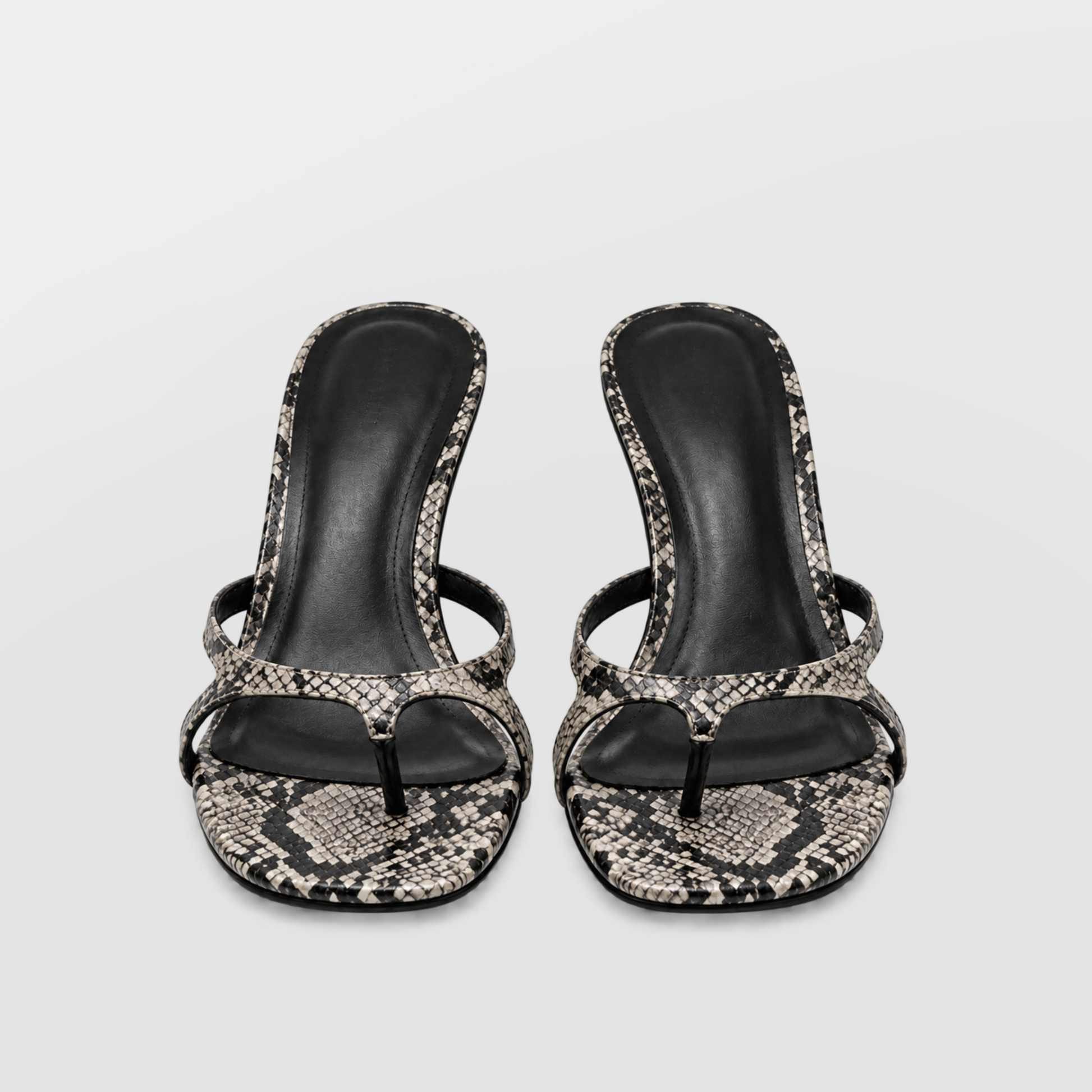 Mia Strappy Heeled Sandals by Lil Cacti — vegan sandal, pair shown side by side