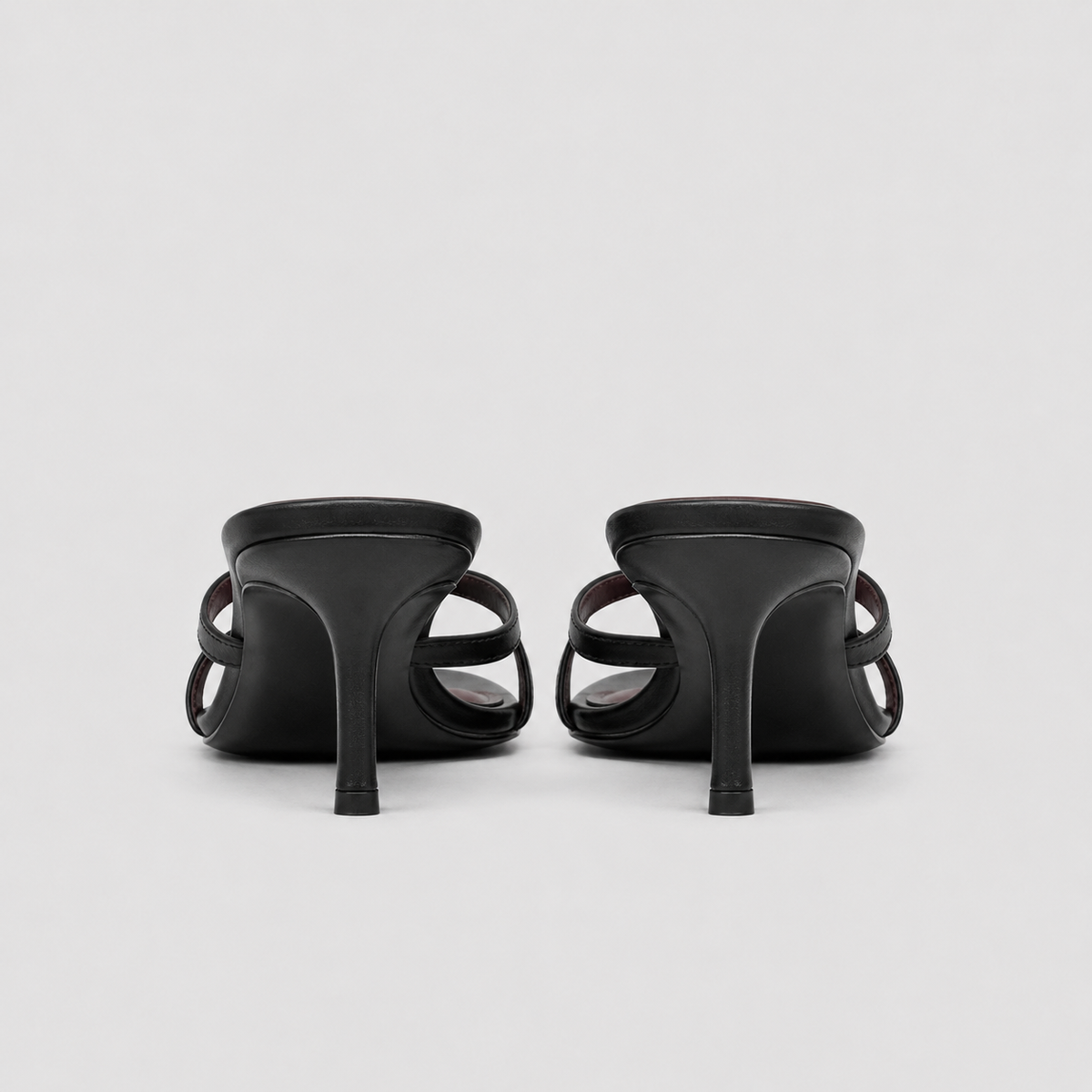 Mia Strappy Heeled Sandals by Lil Cacti — vegan sandal, detail of the strap