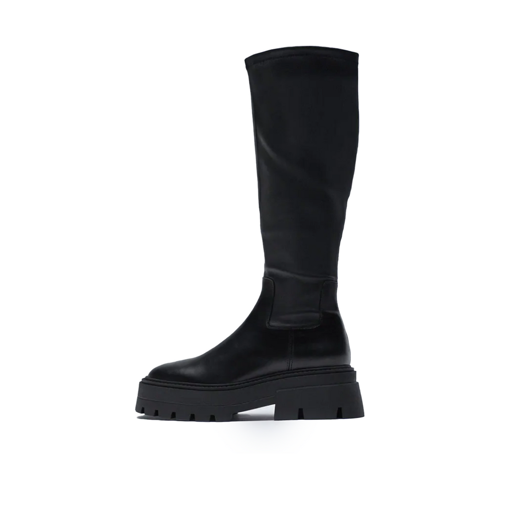 Midnight Platform Knee Boots