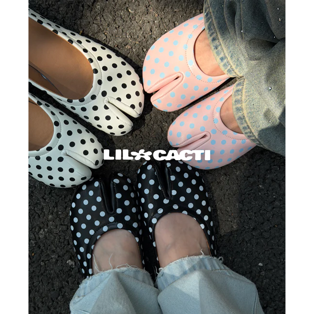 Mina Polka Dot Tabi Ballet Flats