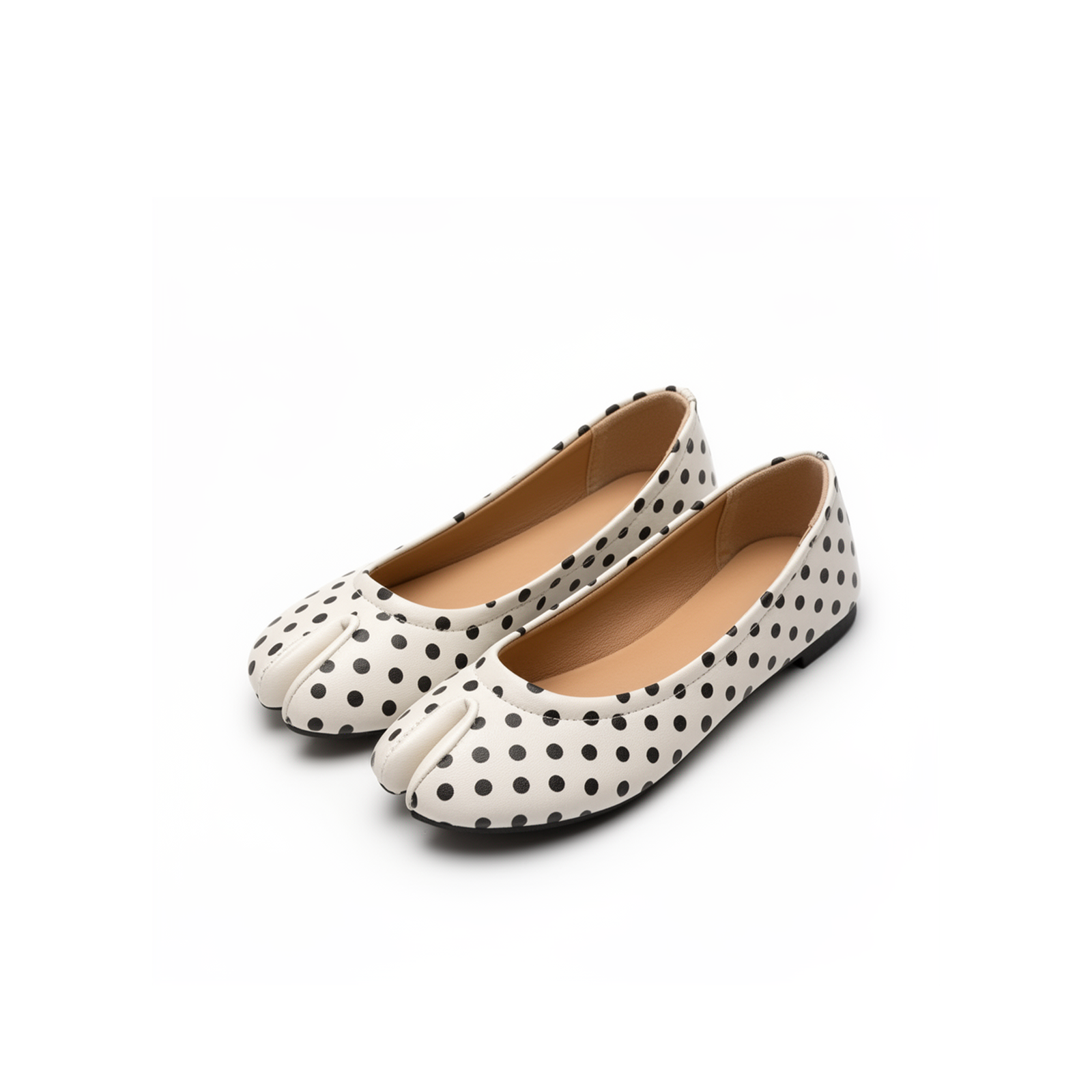Mina Polka Dot Tabi Ballet Flats