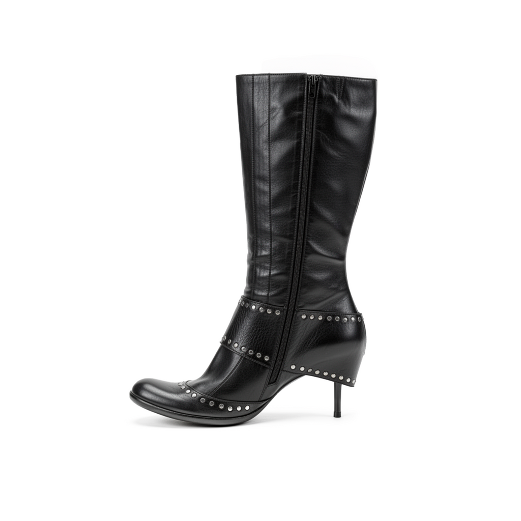 Noira Studded Mid-Calf Boots