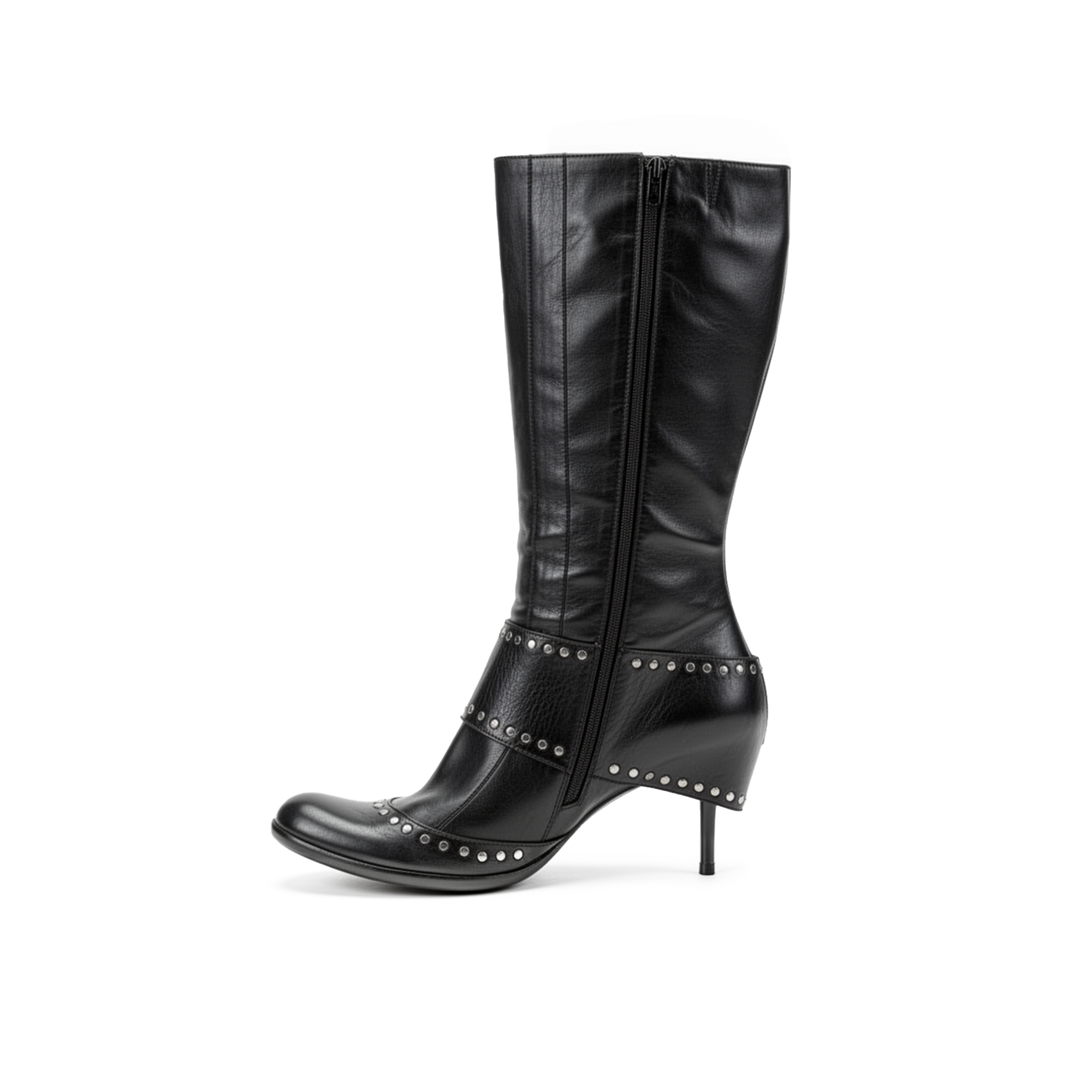 Noira Studded Mid-Calf Boots