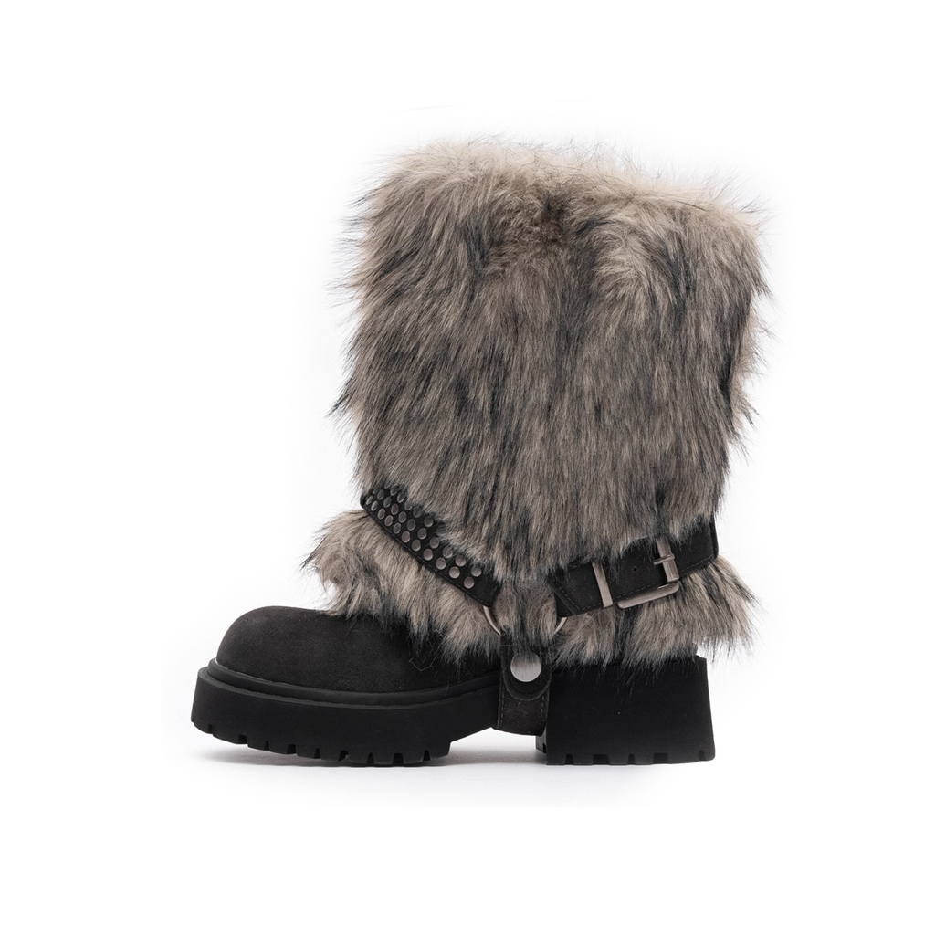 Nordic Buckle Snow Boots