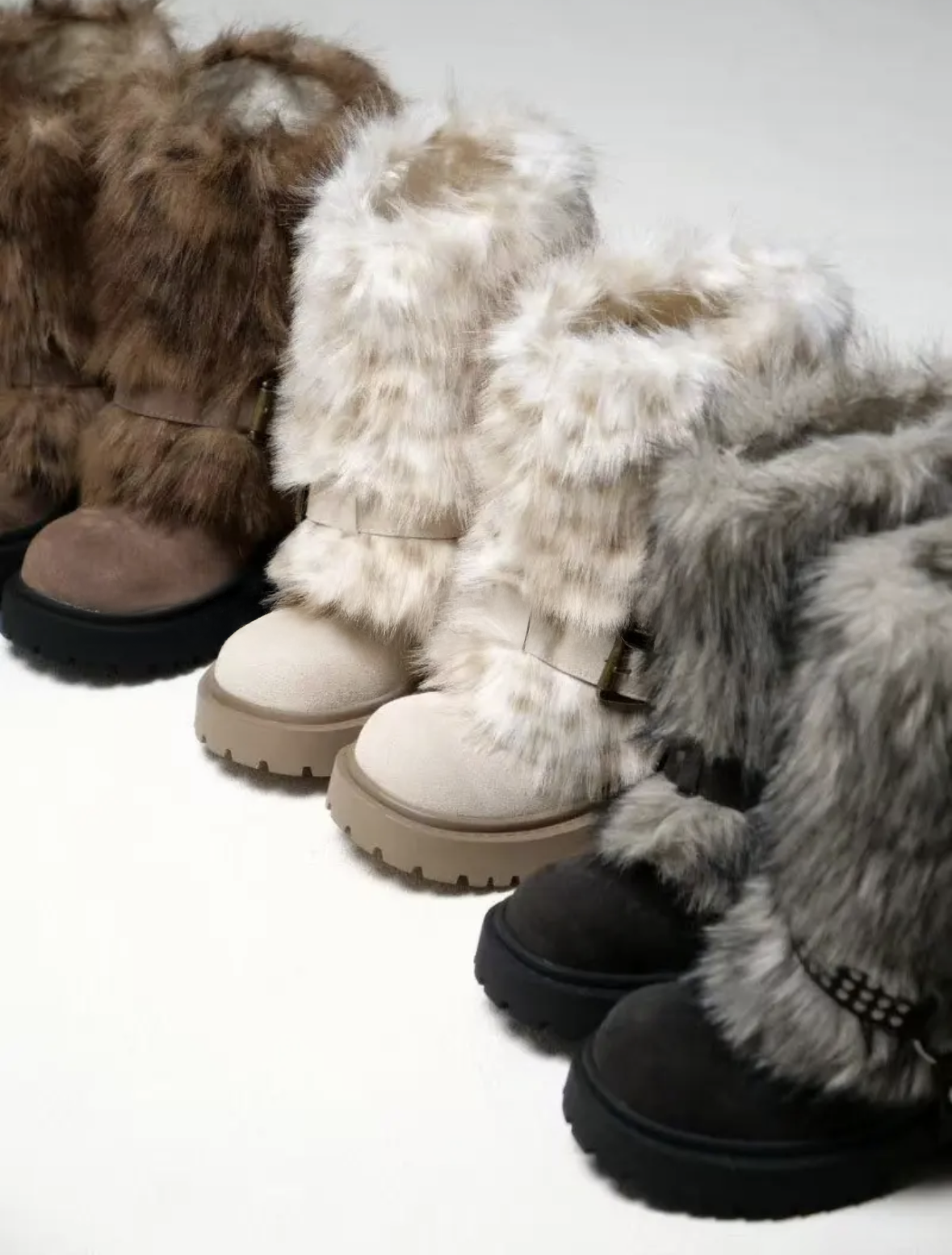 Nordic Buckle Snow Boots