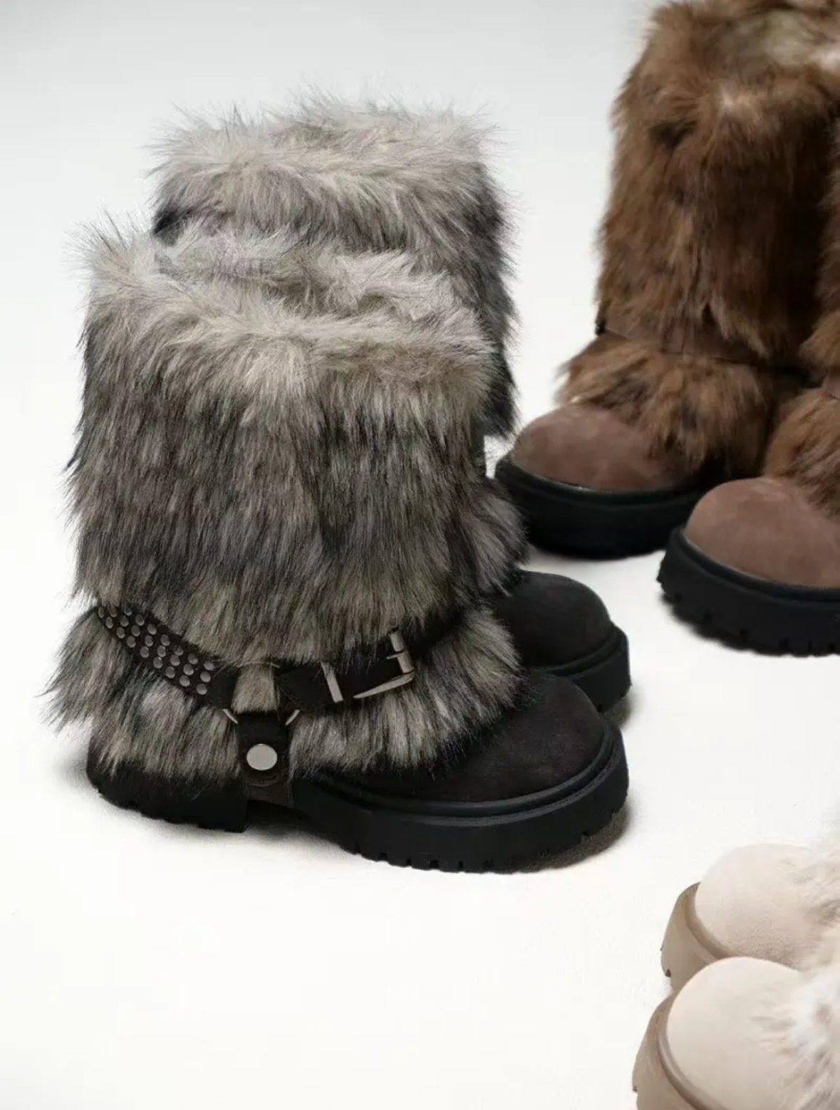 Nordic Buckle Snow Boots