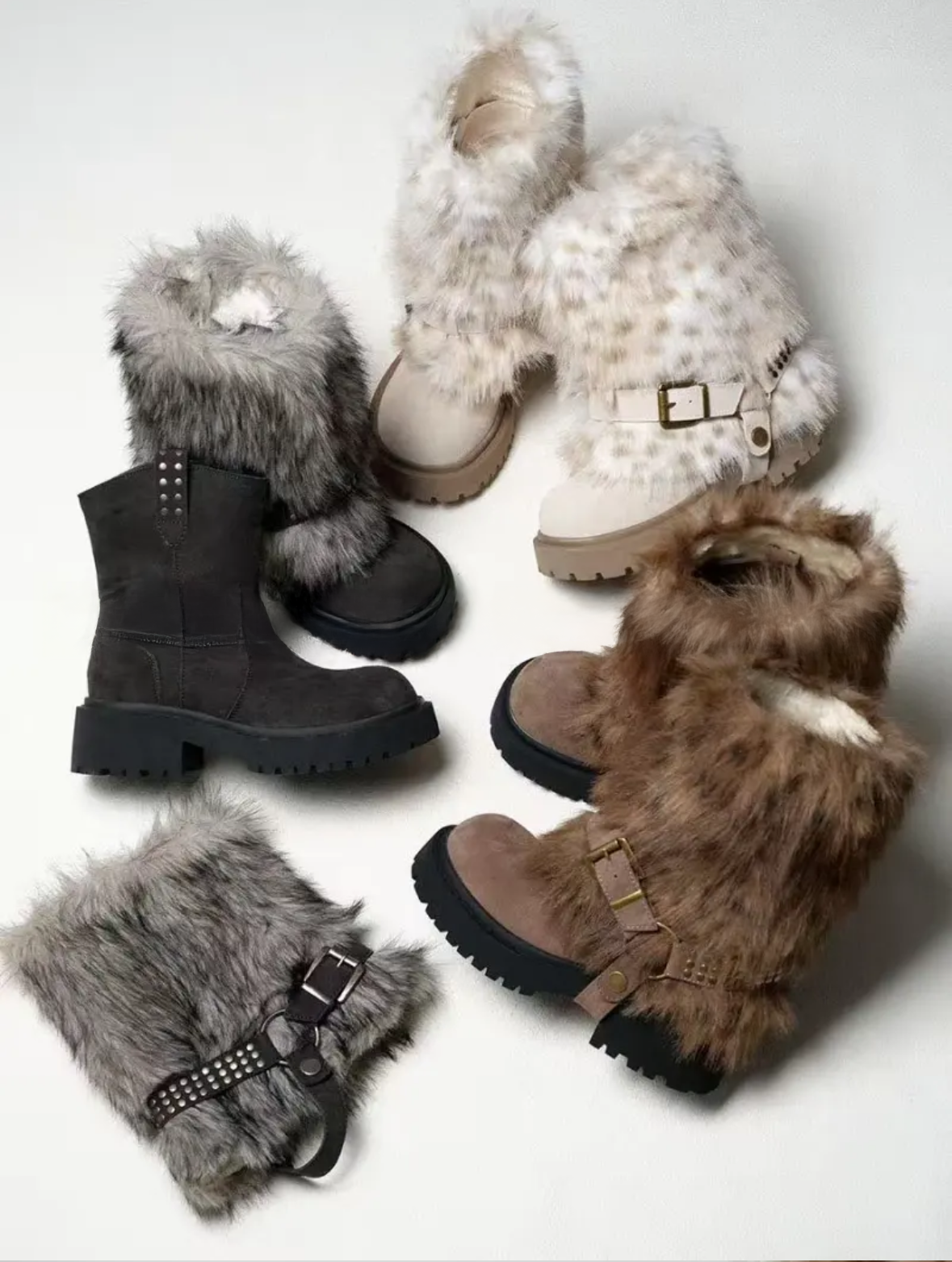 Nordic Buckle Snow Boots