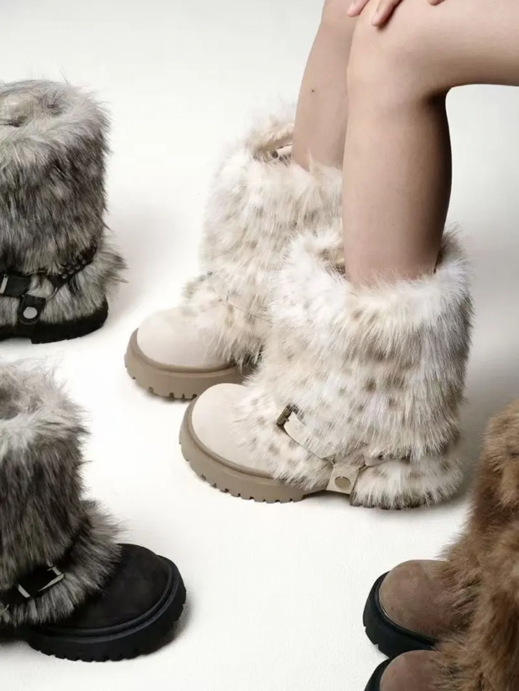 Nordic Buckle Snow Boots