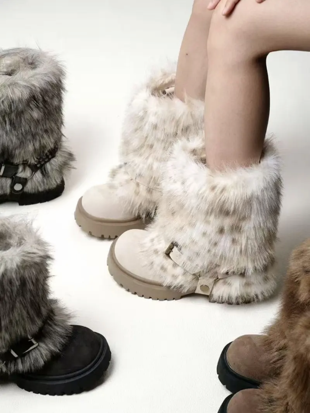 Nordic Buckle Snow Boots