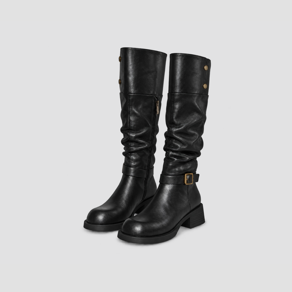Odette Convertible Cuff Buckle Boots by Lil Cacti, product view 2