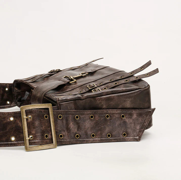 Buckle Strap Shoulder Bag