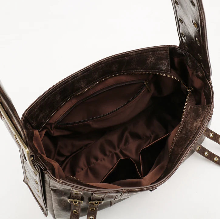 Buckle Strap Shoulder Bag