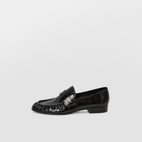 Perrine Pleated Loafers by Lil Cacti — vegan pleated loafers, front view