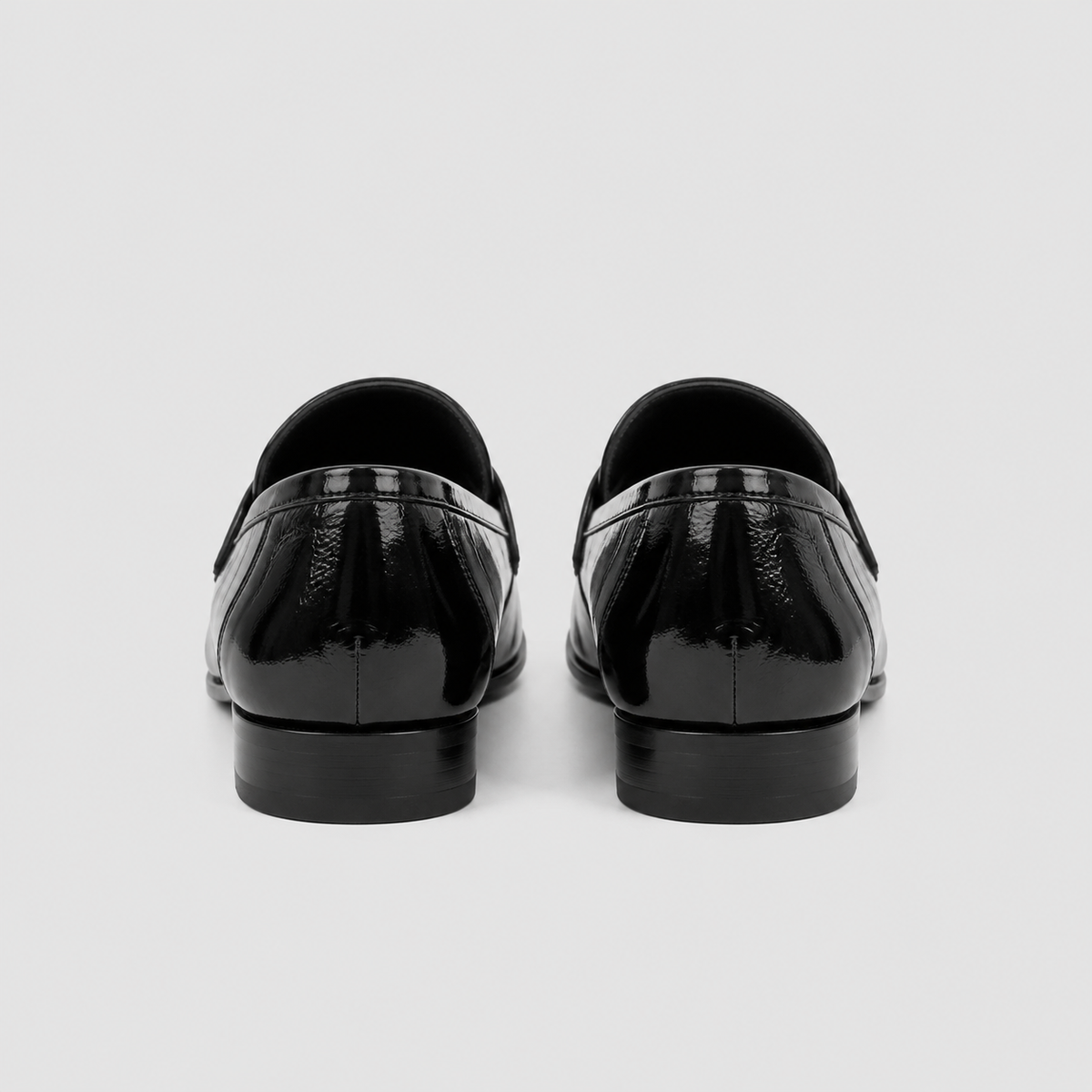 Perrine Pleated Loafers by Lil Cacti — vegan pleated loafers, detail of the hardware