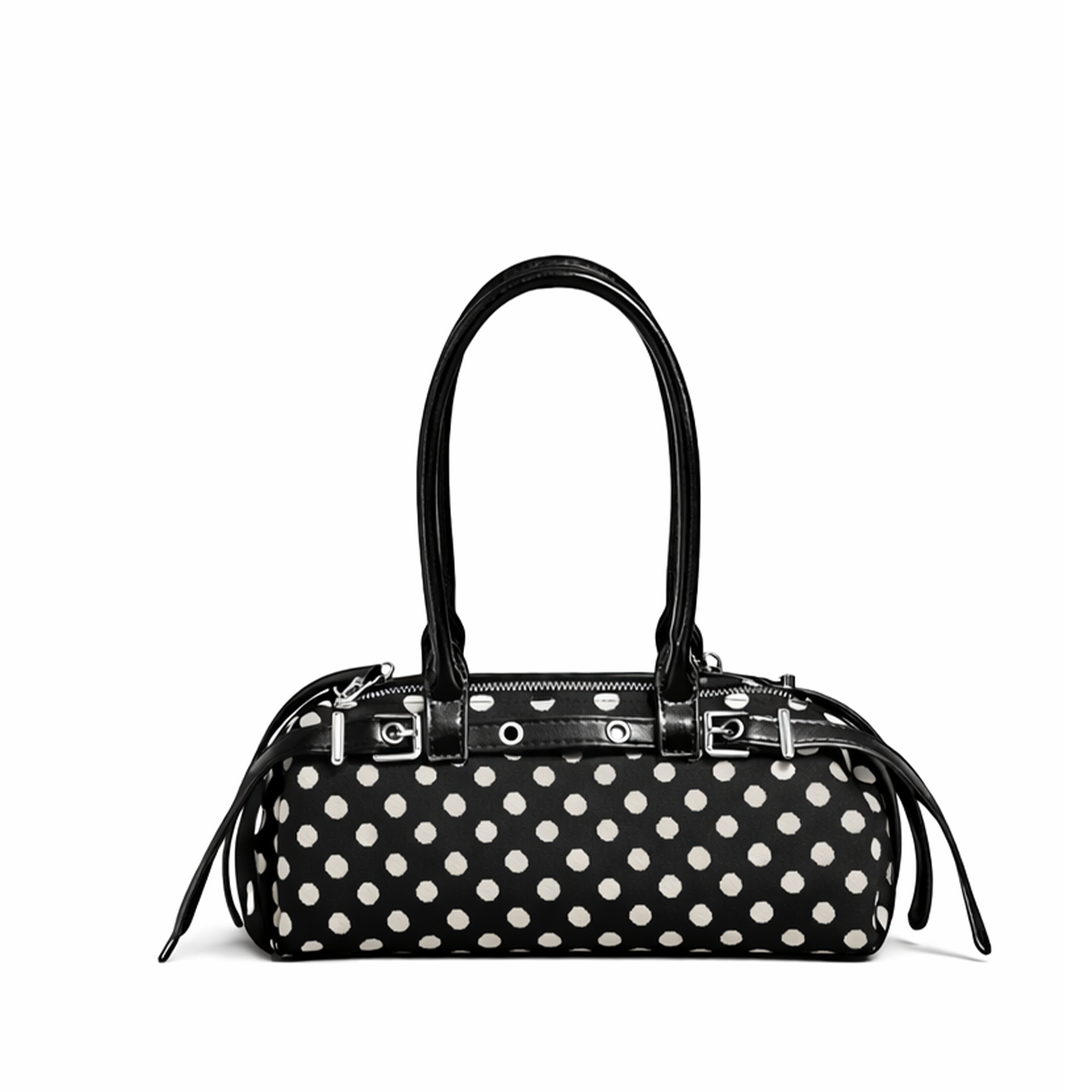 Polka Dot Baguette Bag