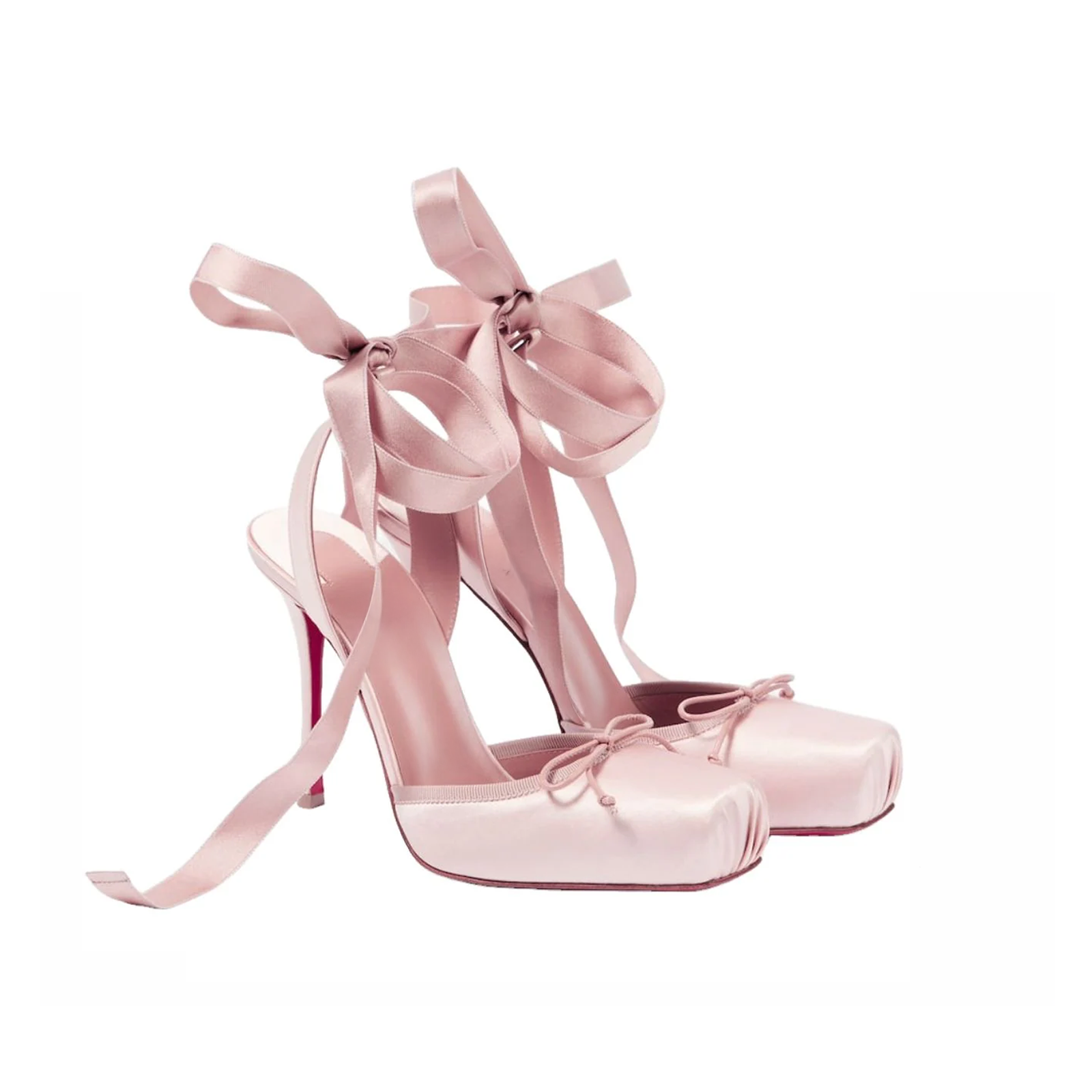 Prima Lace-Up Ballerina Heels