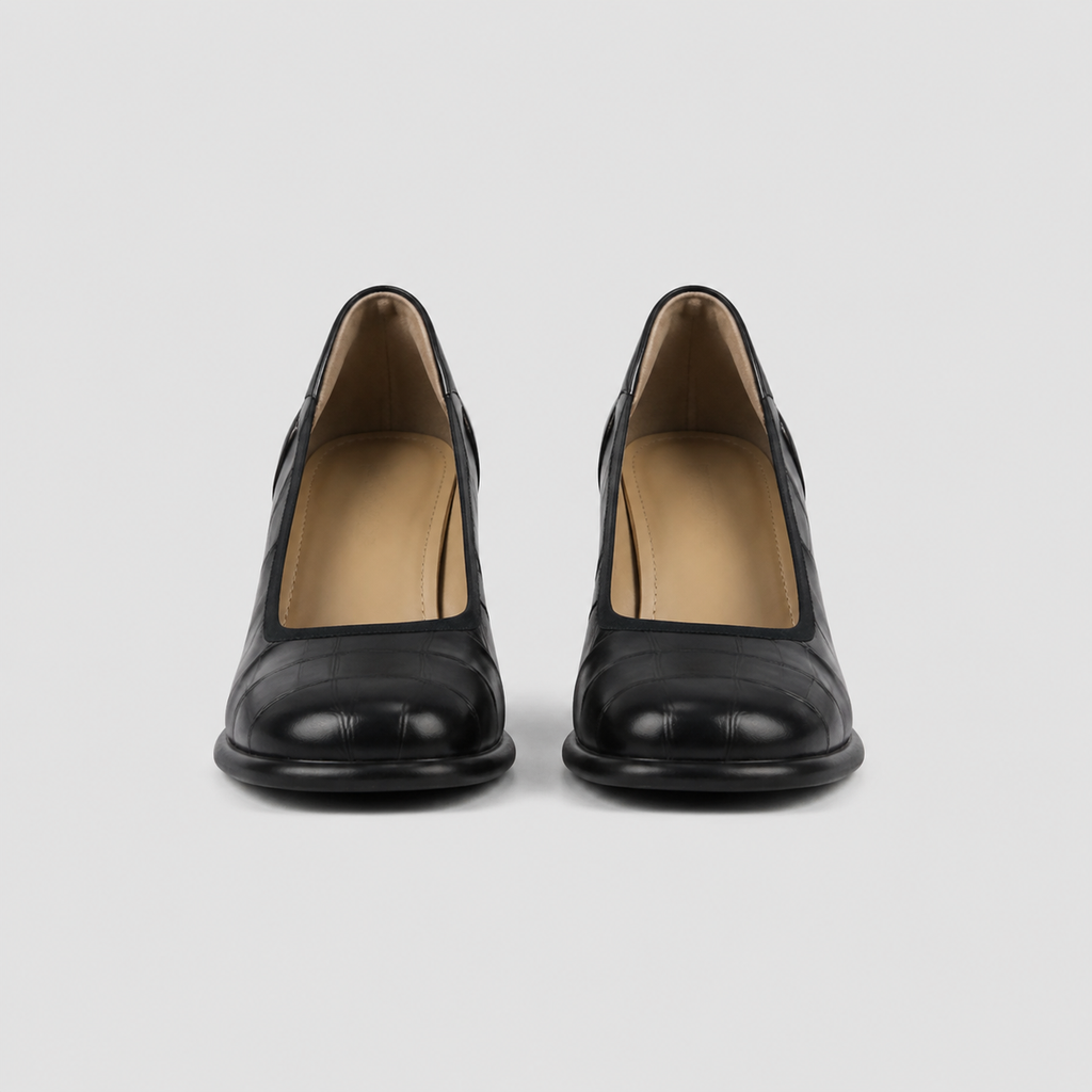 Renata Block Heel Pumps