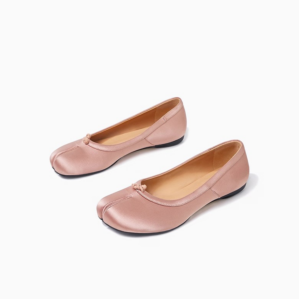 Rosie Satin Tabi Ballet Flats