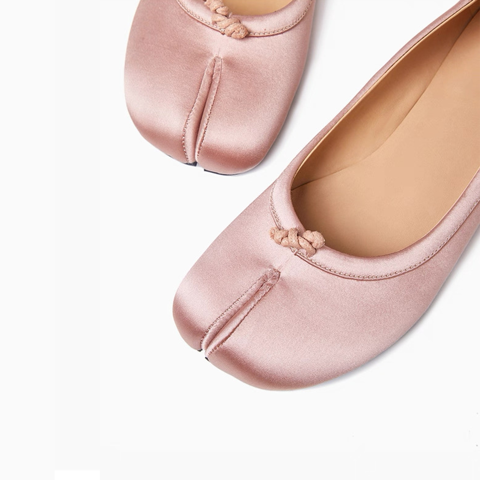 Rosie Satin Tabi Ballet Flats