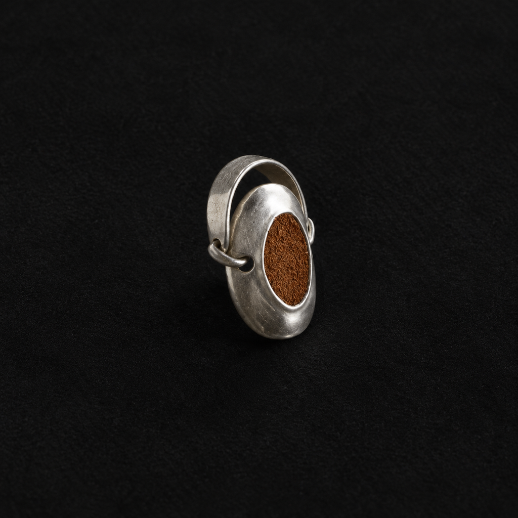Back view of the Inlay Signet Ring in studio light
