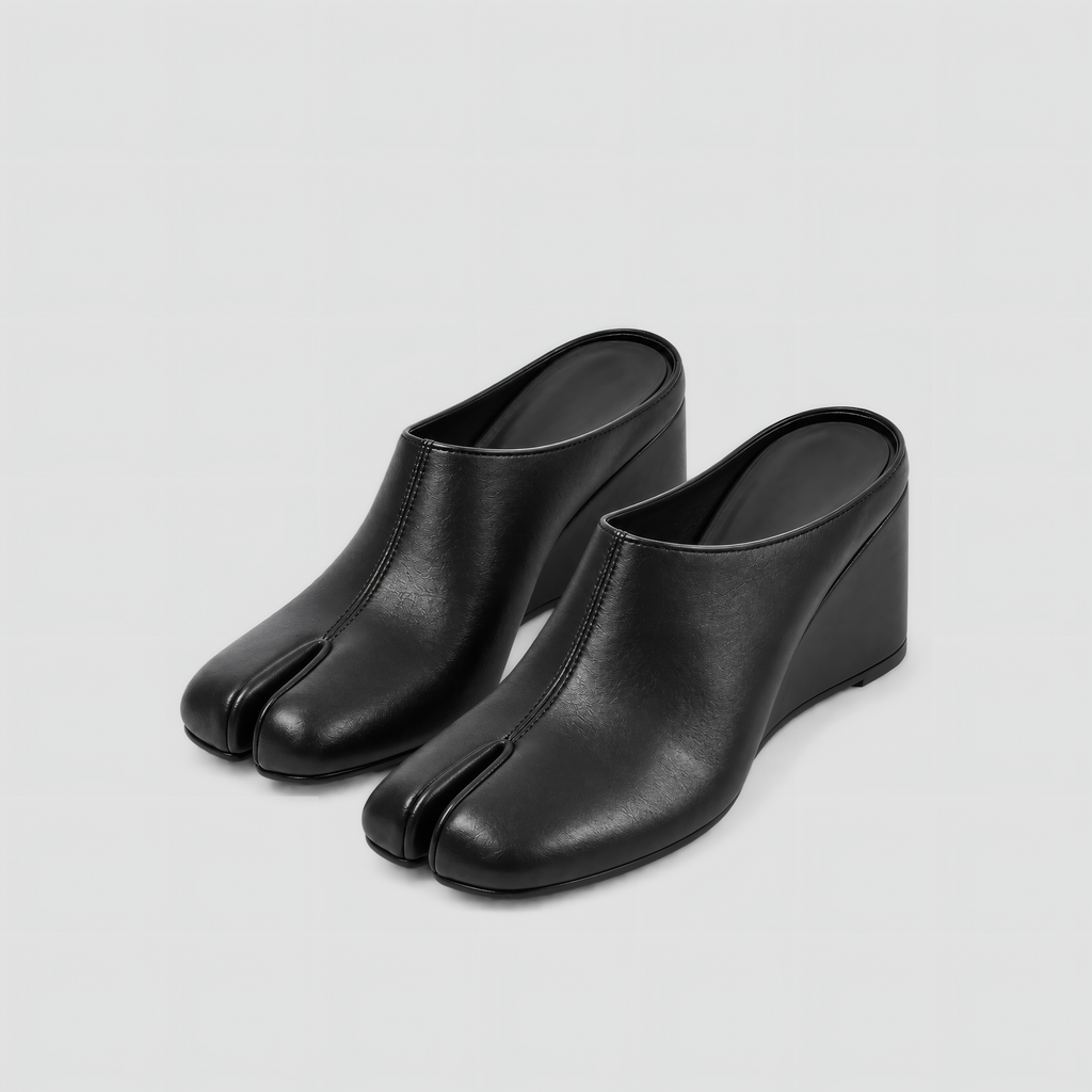 Solene Tabi Wedge Slides by Lil Cacti, product view 2