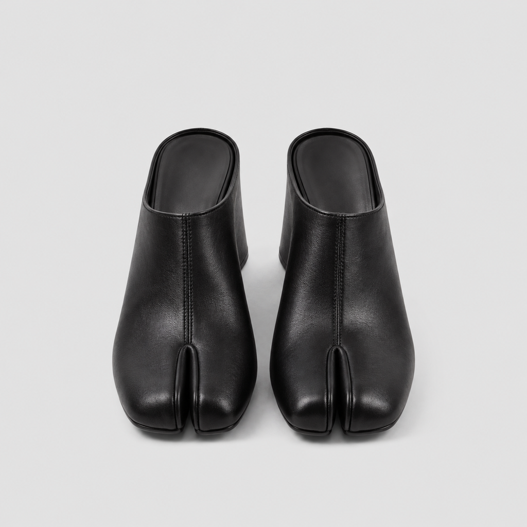 Solene Tabi Wedge Slides by Lil Cacti, product view 3