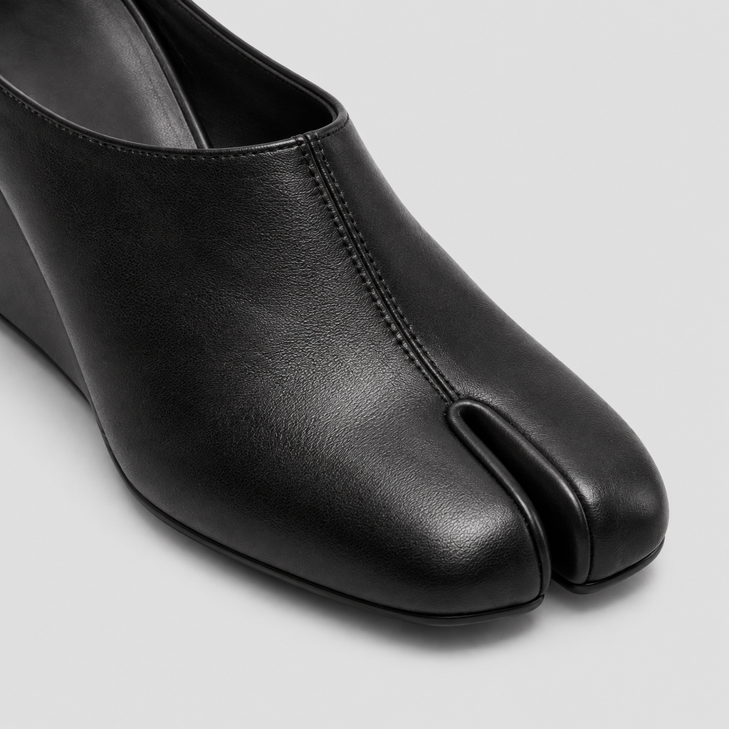 Solene Tabi Wedge Slides by Lil Cacti, product view 5