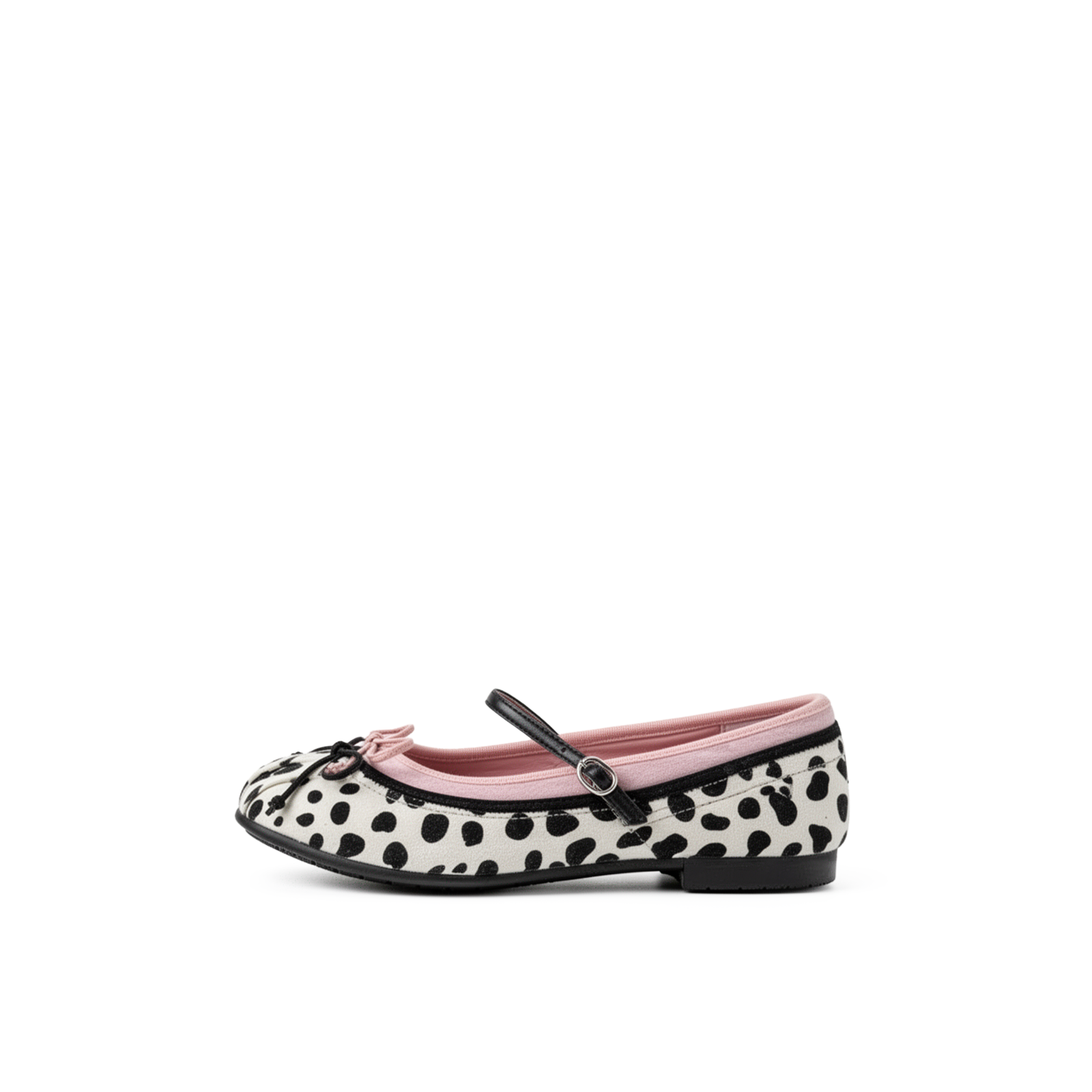 Spotted Mary Jane Flats