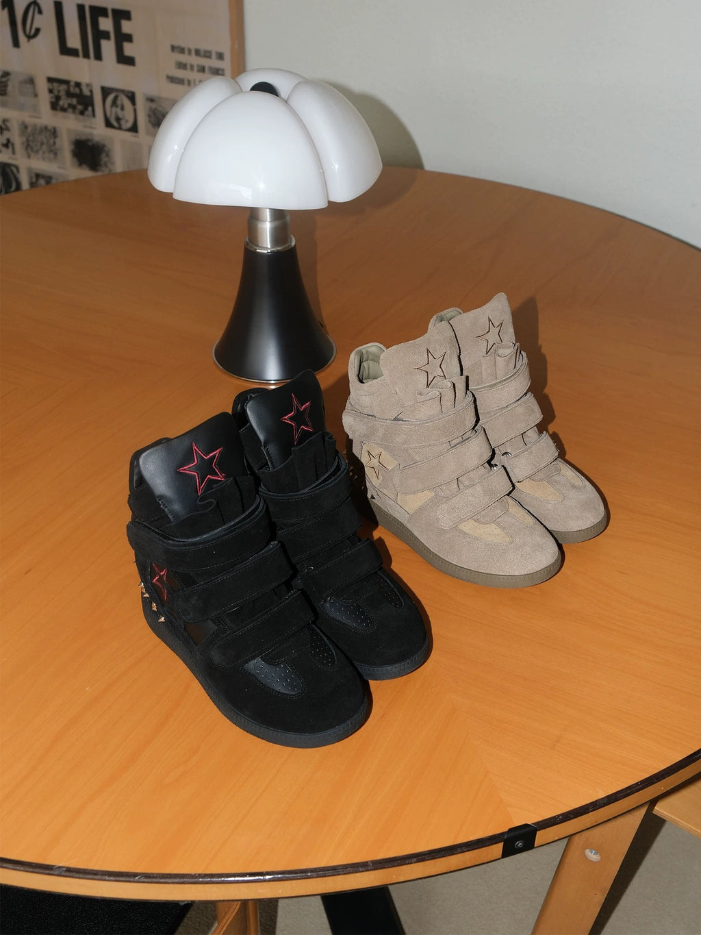 Star Stud Wedge Sneaker