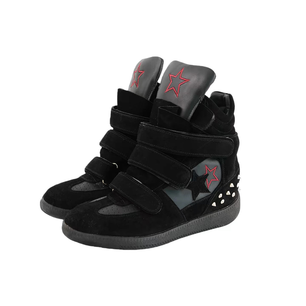 Star Stud Wedge Sneaker