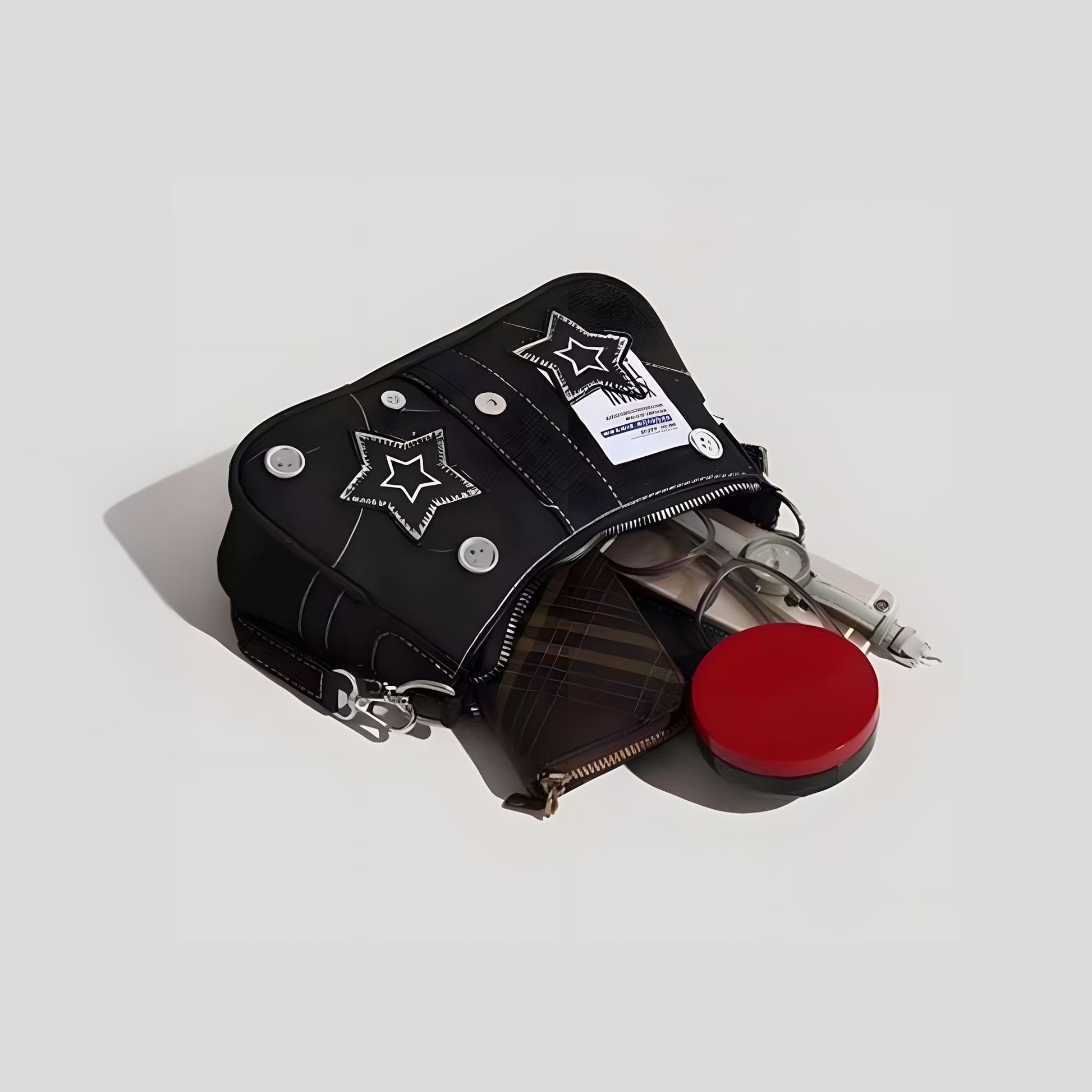 Starry Denim Shoulder Bag