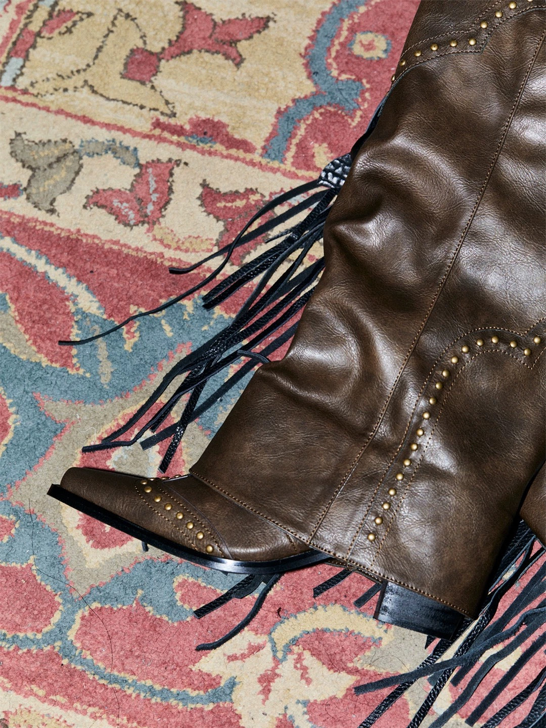 Studded Cowboy Boots