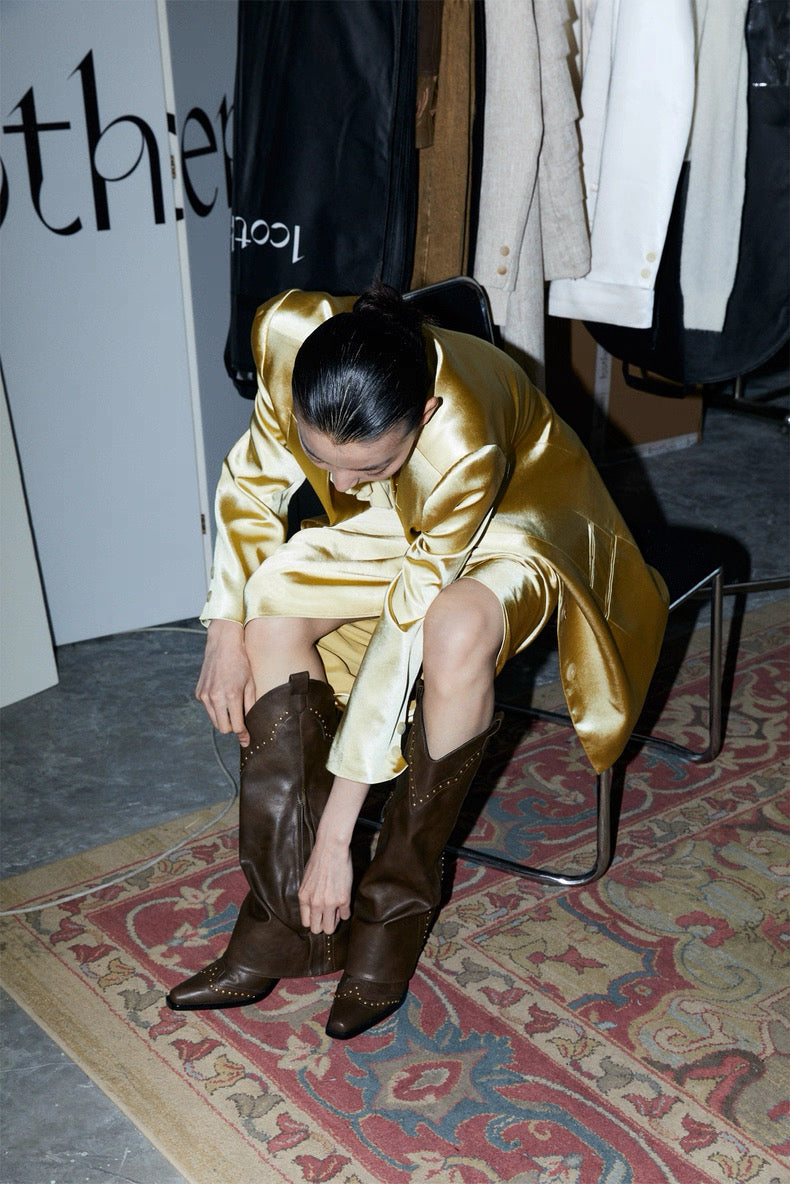 Studded Cowboy Boots