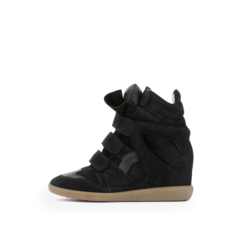 Suede Wedge Sneaker