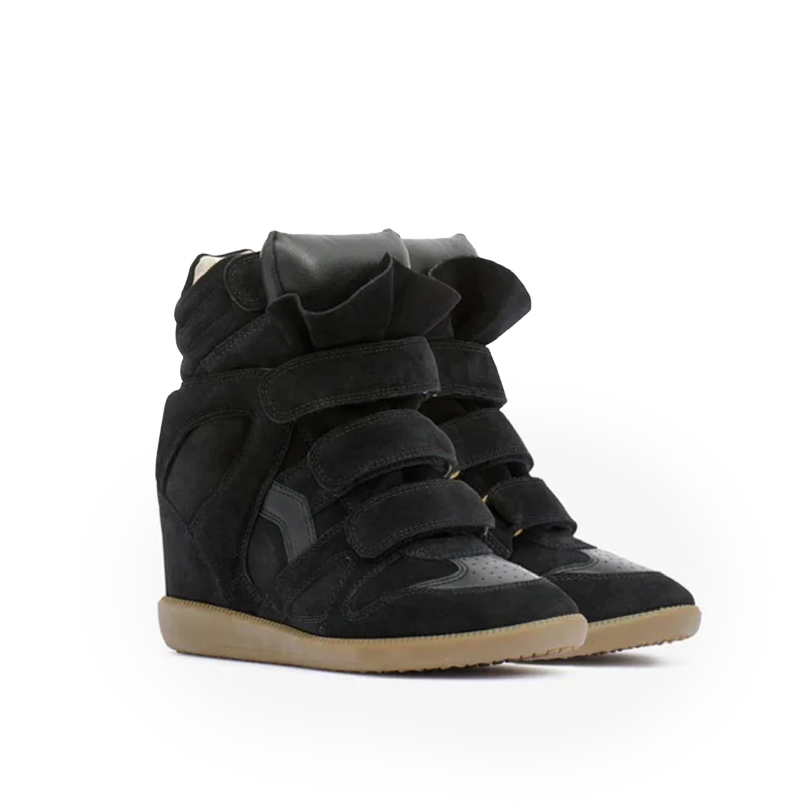 Suede Wedge Sneaker