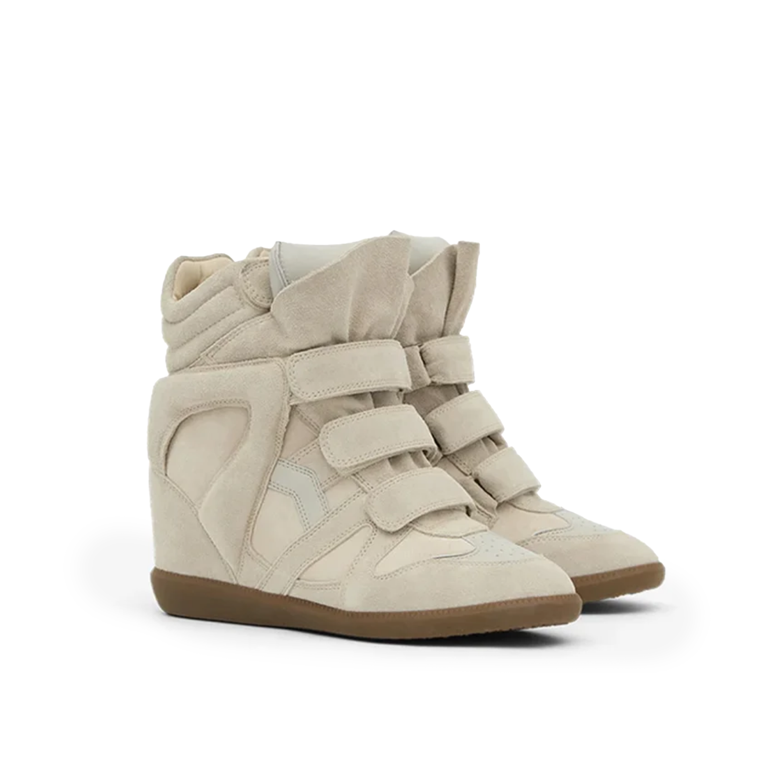 Suede Wedge Sneaker