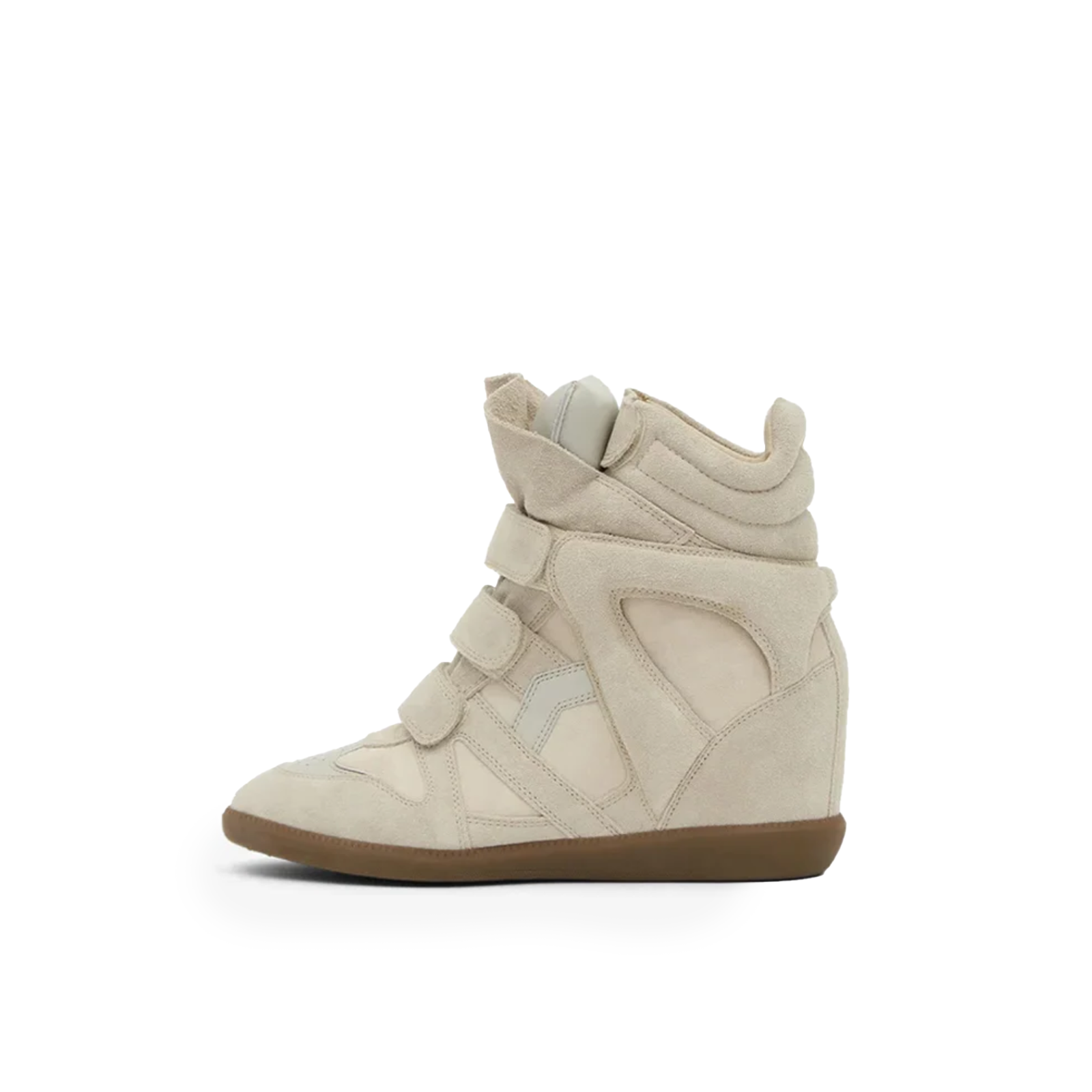 Suede Wedge Sneaker