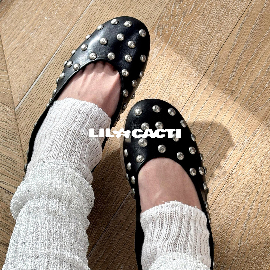 Veda Studded Ballet Flats