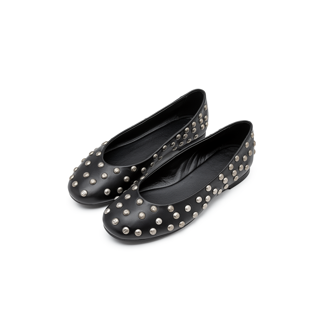 Veda Studded Ballet Flats