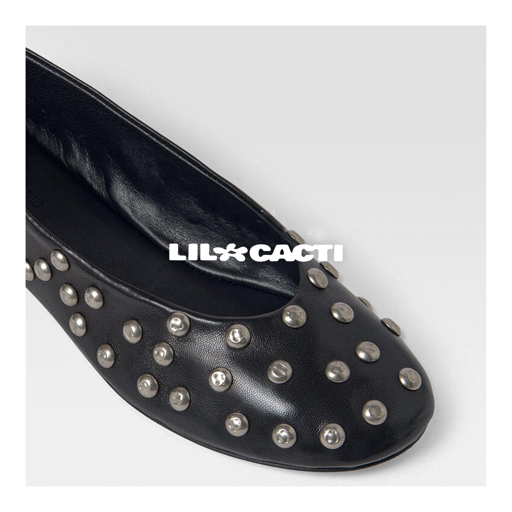 Veda Studded Ballet Flats