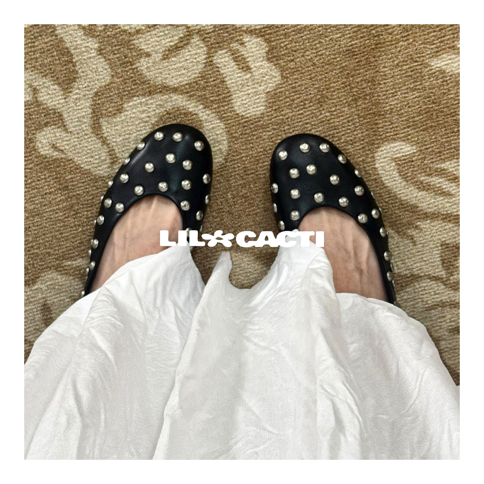 Veda Studded Ballet Flats