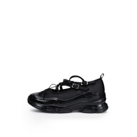 Velvet Barre Ballet Sneakers — plush velvet ballet sneaker by Lil Cacti, front view