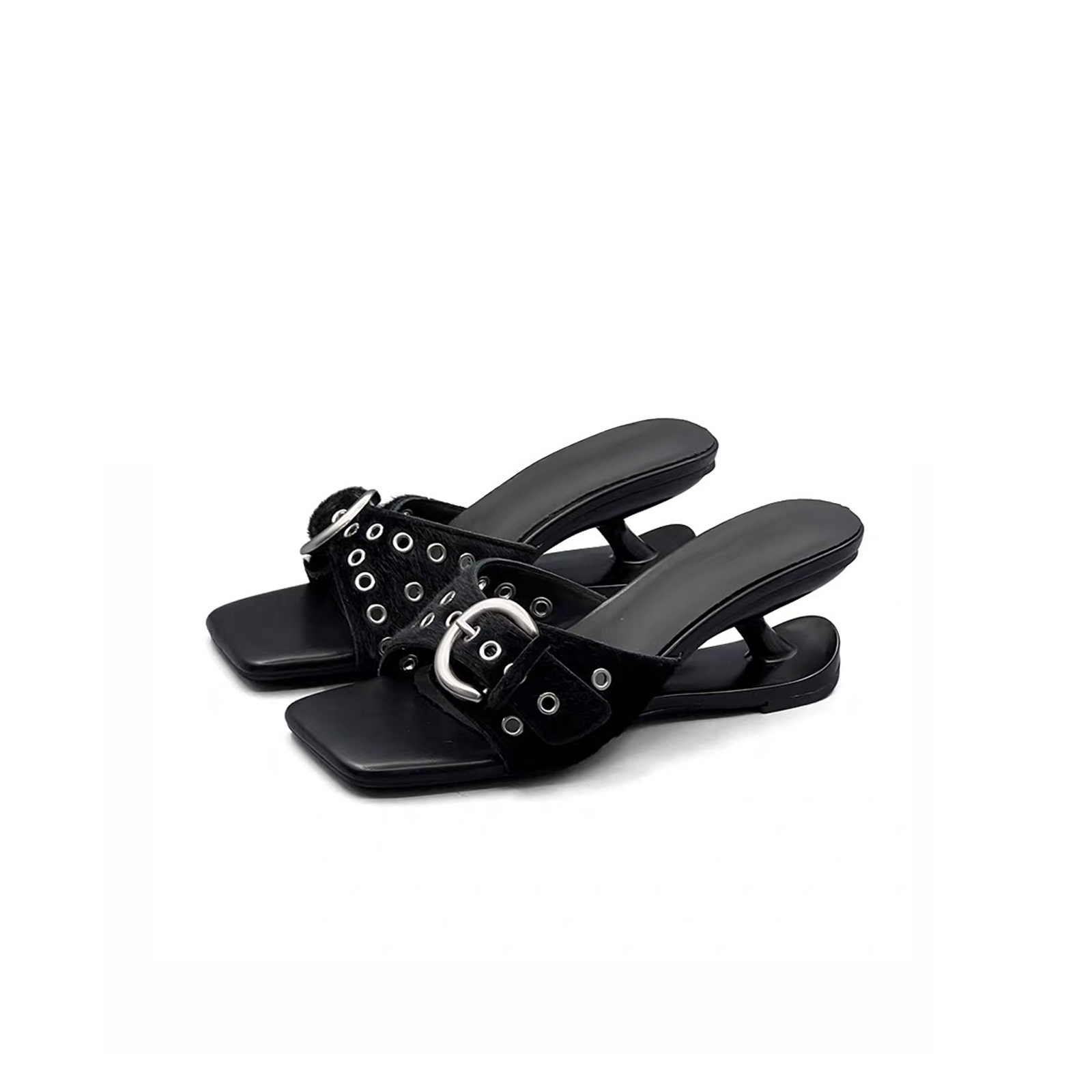 Vera Buckle Slingback Sandals