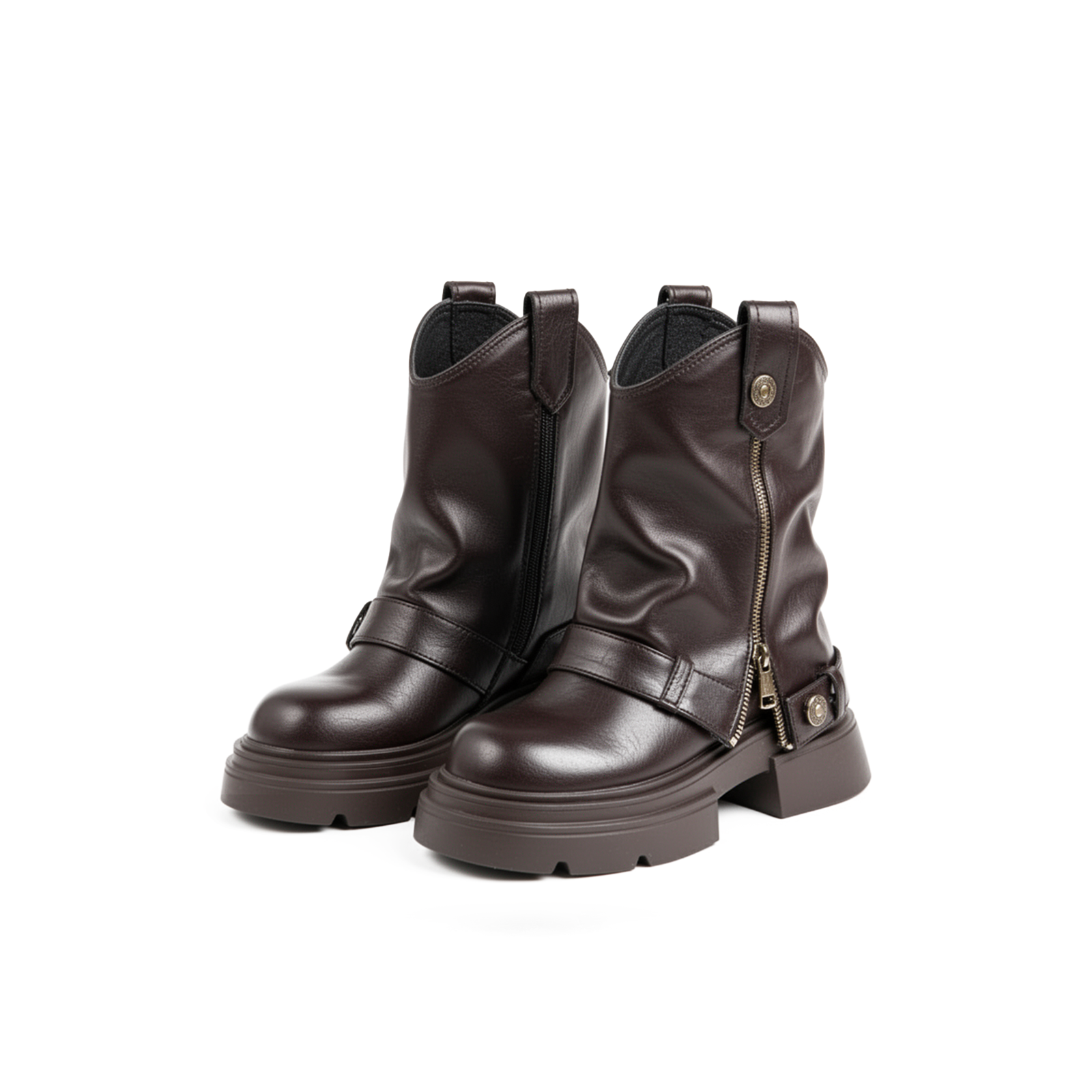 Zipper Fold Over Boots