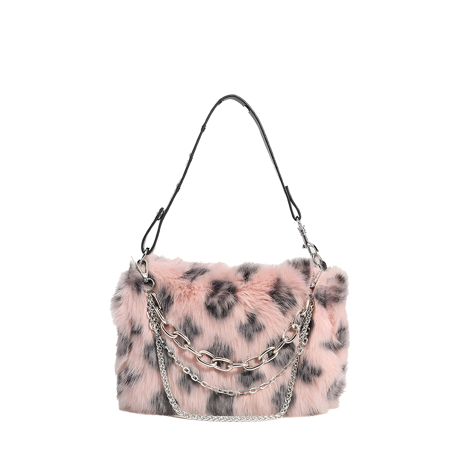 Cheetah Plush Shoulder Bag