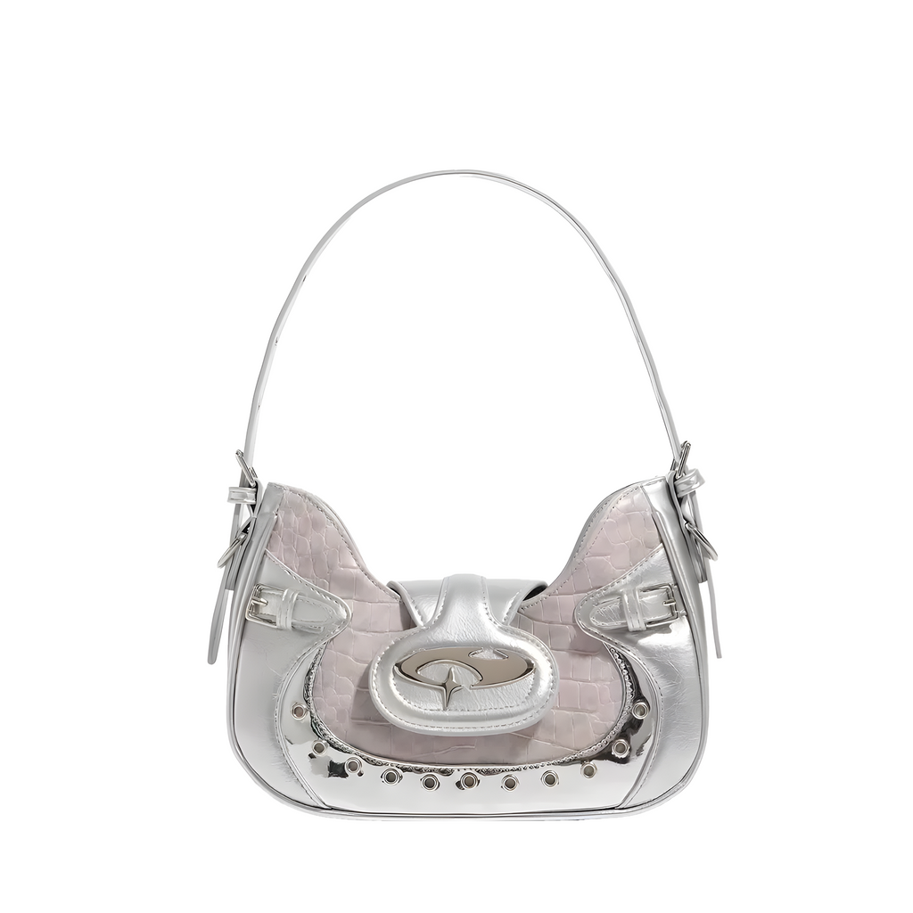 Chrome Baguette Bag