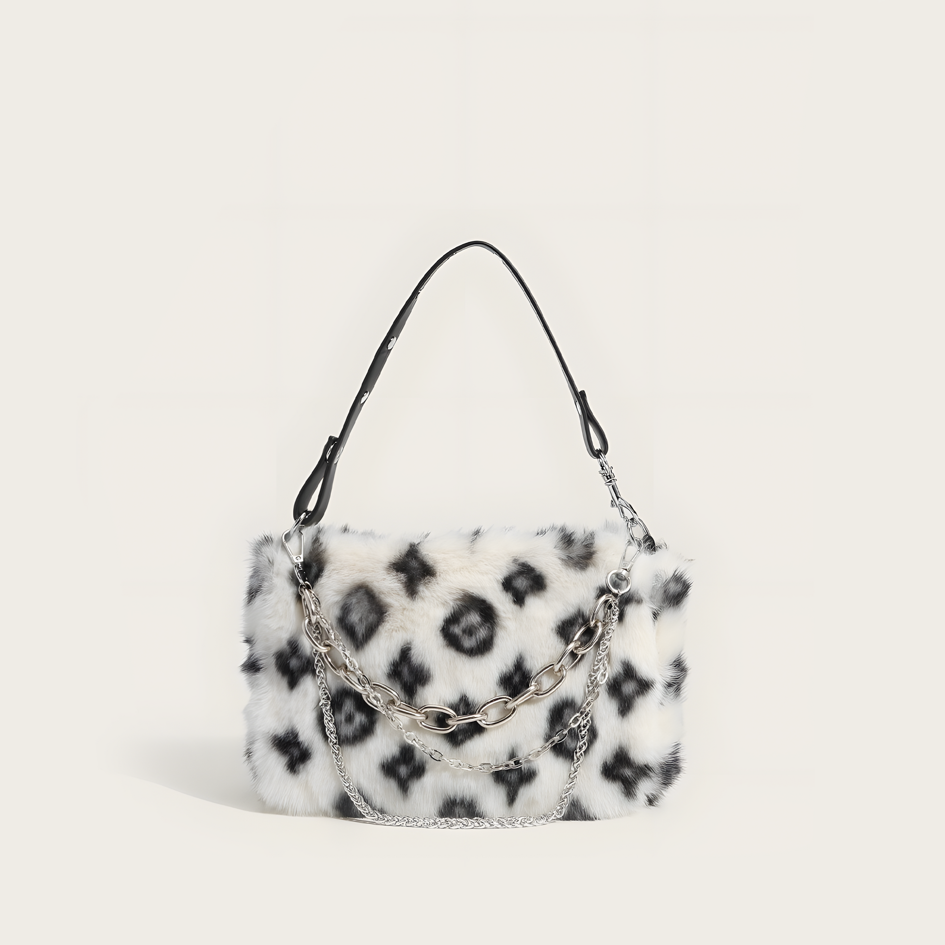 Cheetah Plush Shoulder Bag